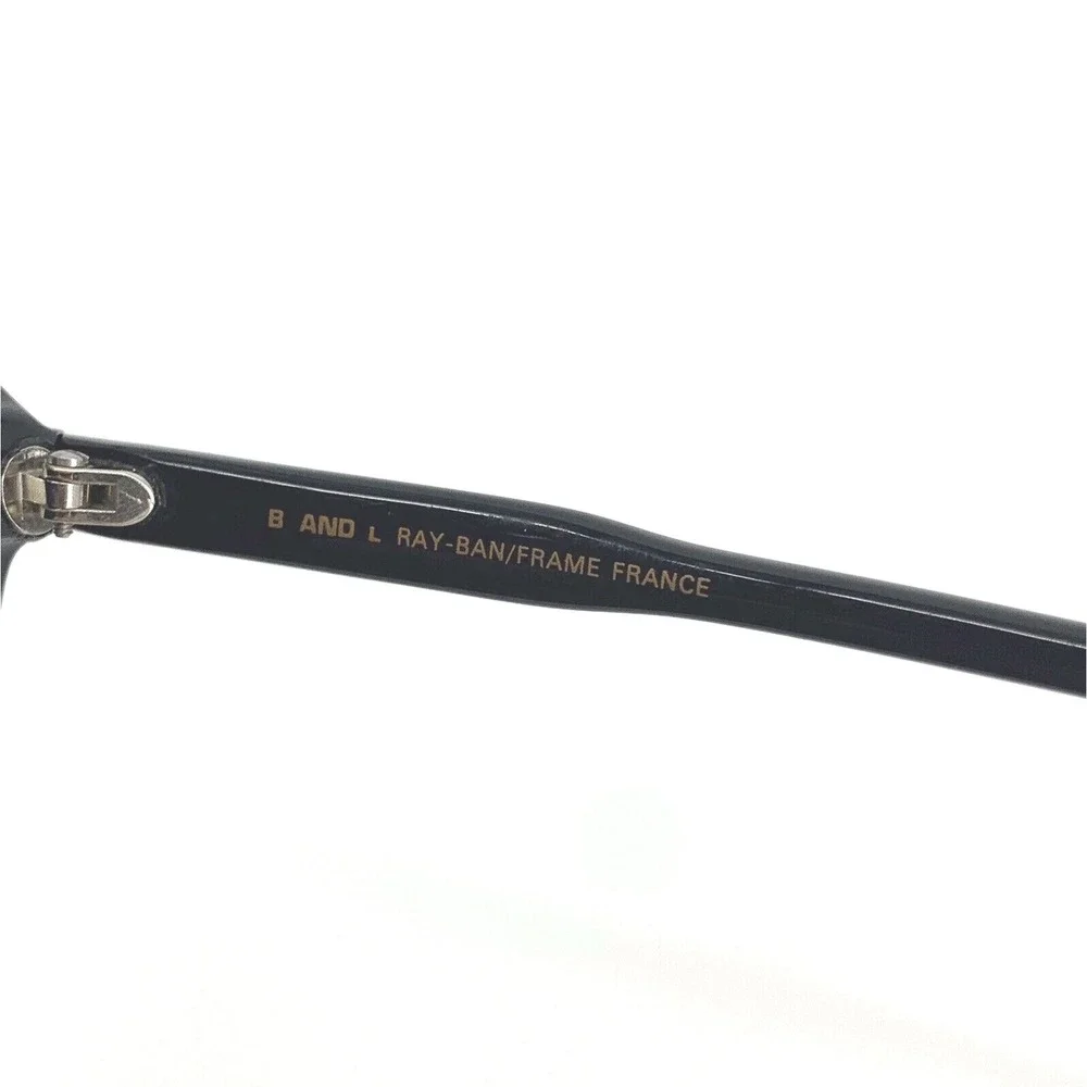 Vintage Ray Ban F1 Black‎ Oversized Purple Lens B & L France 1970s FRAMES ONLY!